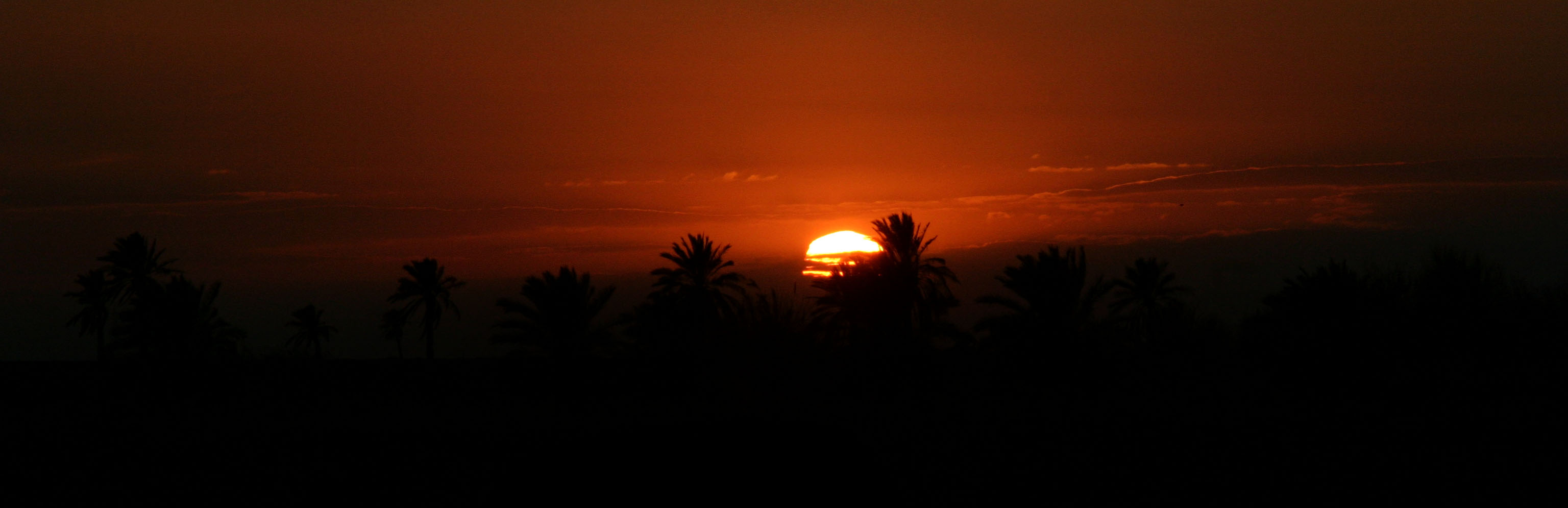غروب آفتاب در جزیره مینو 