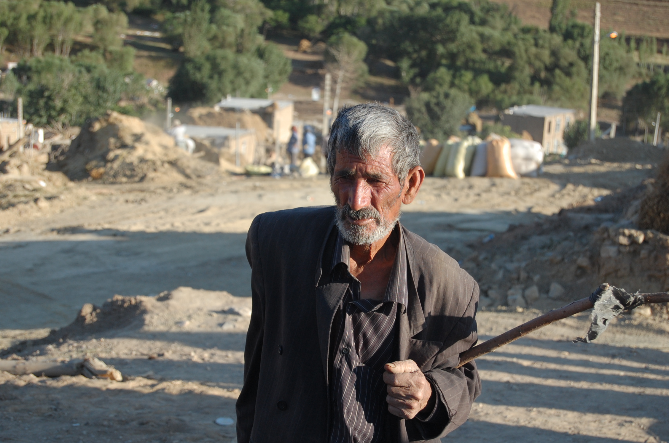  پیرمرد ی از روستای باجه باج ورزقان 